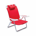 Monaco Beach Chair w/ 6 Reclining Positions & Backpack Straps